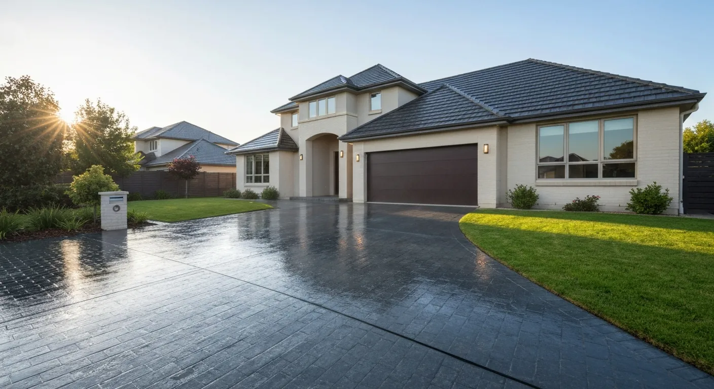 Driveway washing and window cleaning service in Papatoetoe, Auckland by KCH Property Care